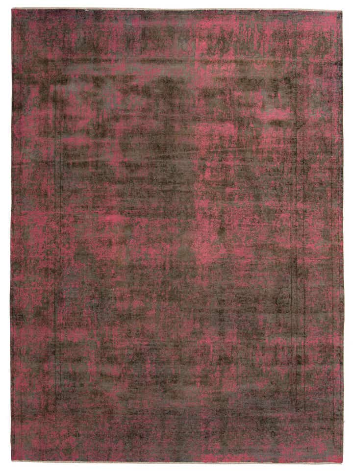 9' 6 x 12' 10 Hand Knotted Ultra Vintage Persian Wool Rug