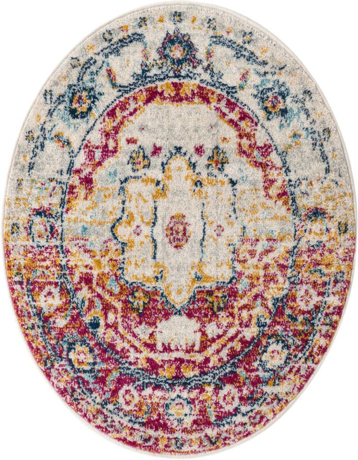 Detail image of 3' x 3' Madeline Vintage Round Rug