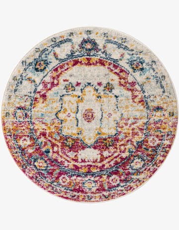 3' x 3' Madeline Vintage Round Rug
