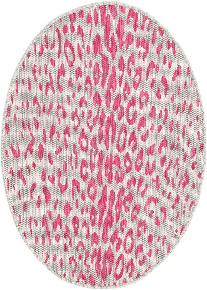 3' x 3' Easy-Clean Safari Indoor / Outdoor Round Rug