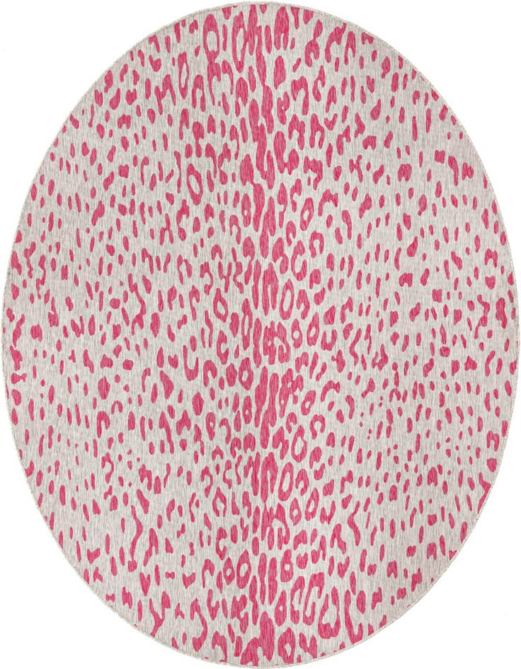Detail image of 10' x 10' Easy-Clean Safari Indoor / Outdoor Round Rug