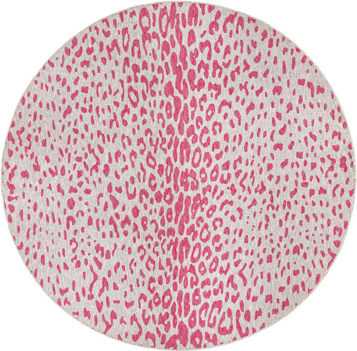 10' x 10' Easy-Clean Safari Indoor / Outdoor Round Rug