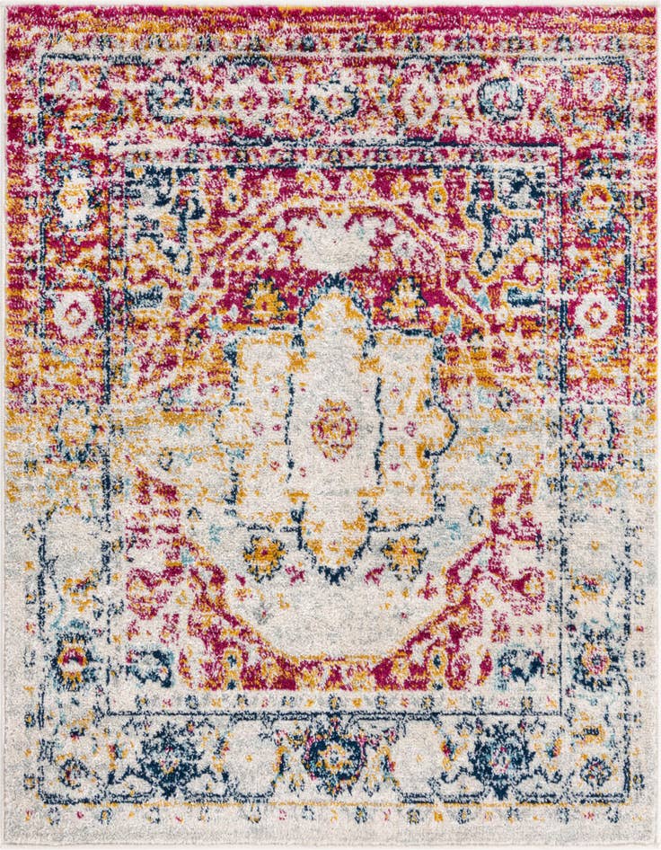Detail image of 4' x 4' Madeline Vintage Square Rug