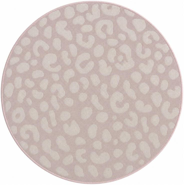 Detail image of 3' x 3' Easy-Clean Safari Indoor / Outdoor Round Rug