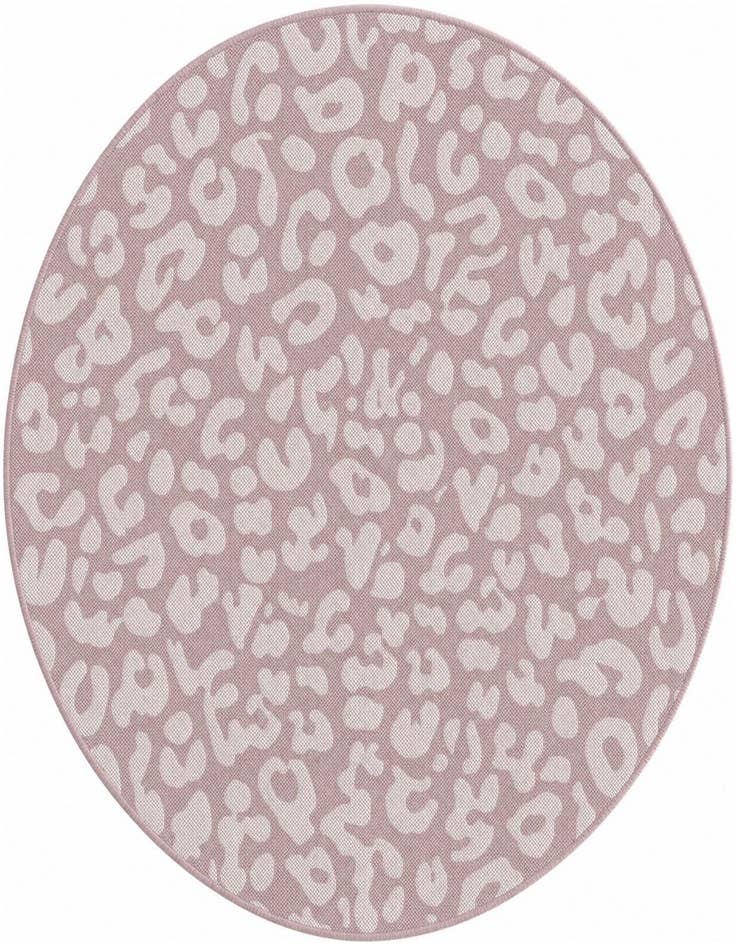 Detail image of 4' x 4' Easy-Clean Safari Indoor / Outdoor Round Rug