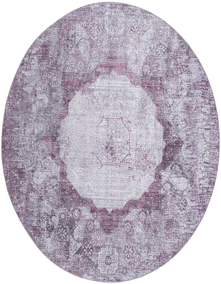 Detail image of 7' 10 x 7' 10 Washable Yara Round Rug