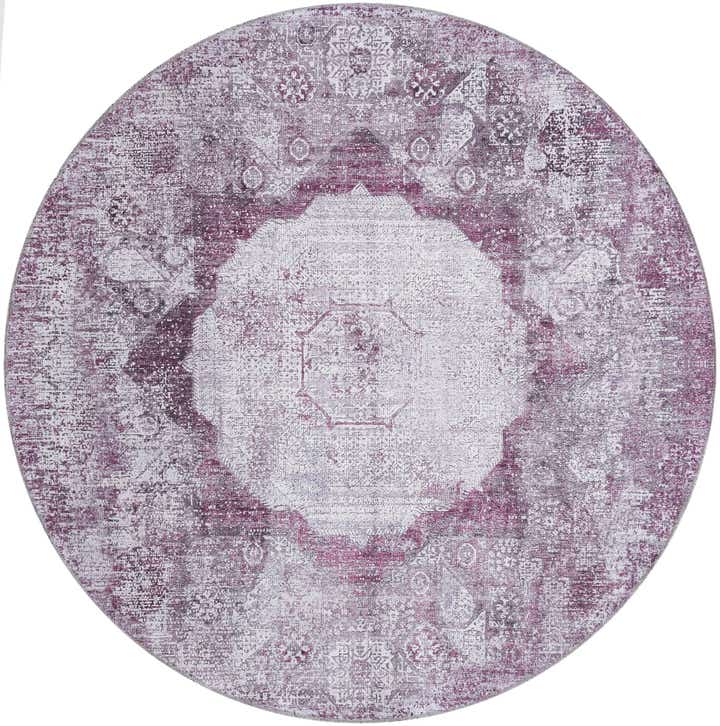 6' x 6' Washable Yara Round Rug