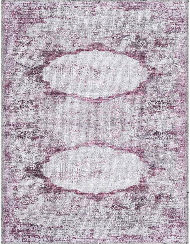 Detail image of 2' x 6' Washable Yara Runner Rug