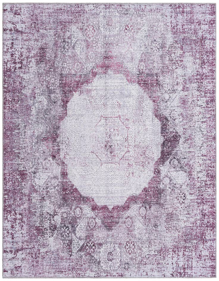 Detail image of 5' x 5' Washable Yara Square Rug