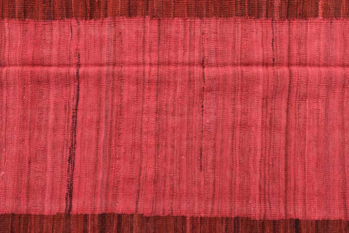 6' 6 x 9' 7 Hand Woven Kilim Modern Wool Rug