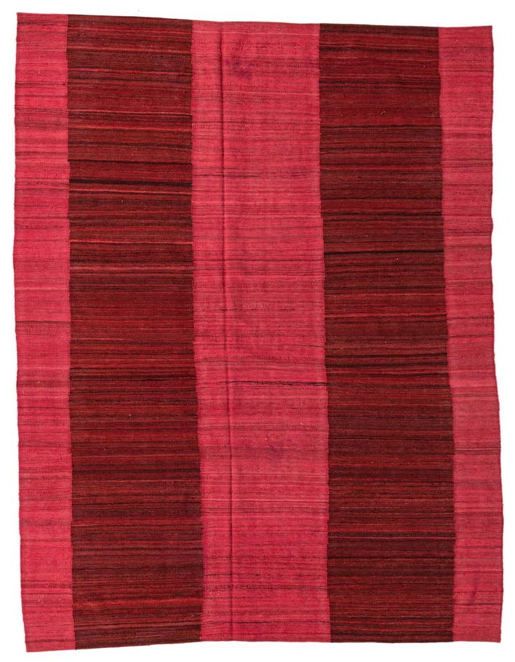 Detail image of 6' 6 x 9' 7 Hand Woven Kilim Modern Wool Rug