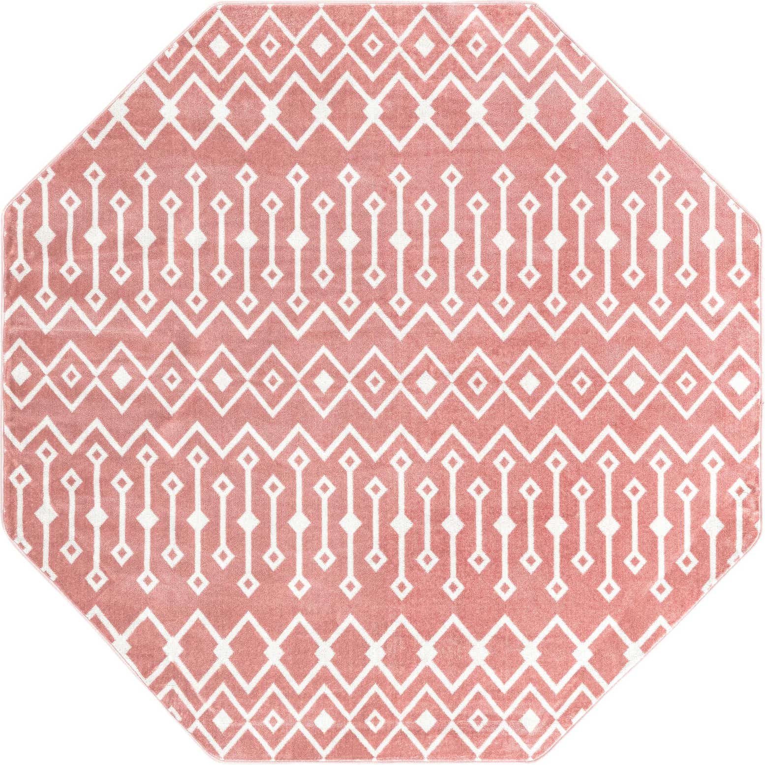 7' x 7' Bohemian Trellis Octagon Rug