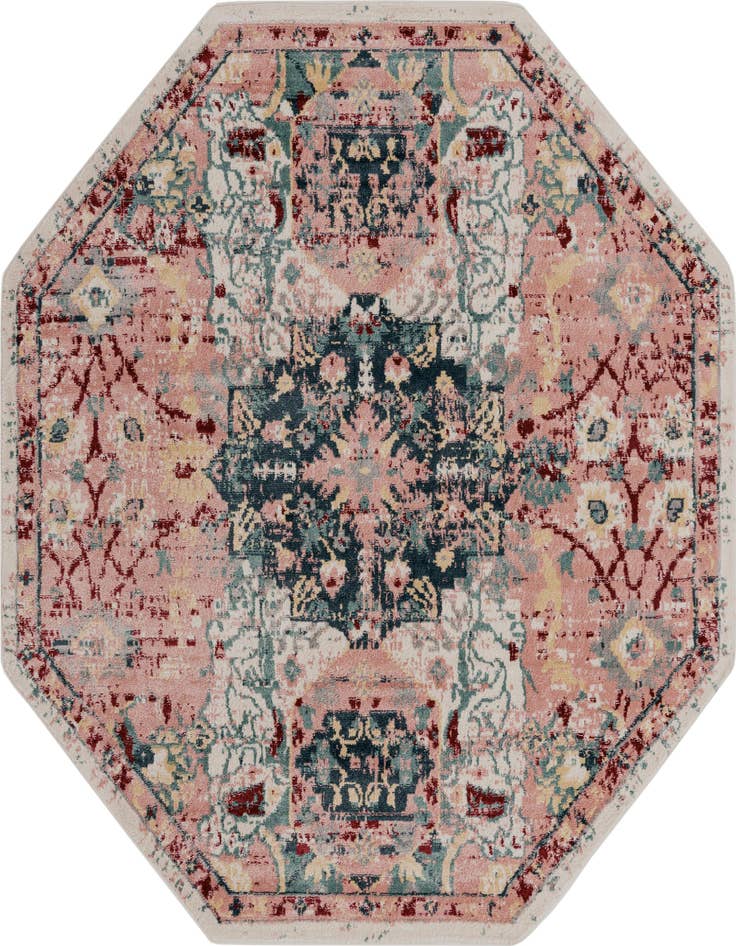 Detail image of 8' x 8' Charleston Octagon Rug