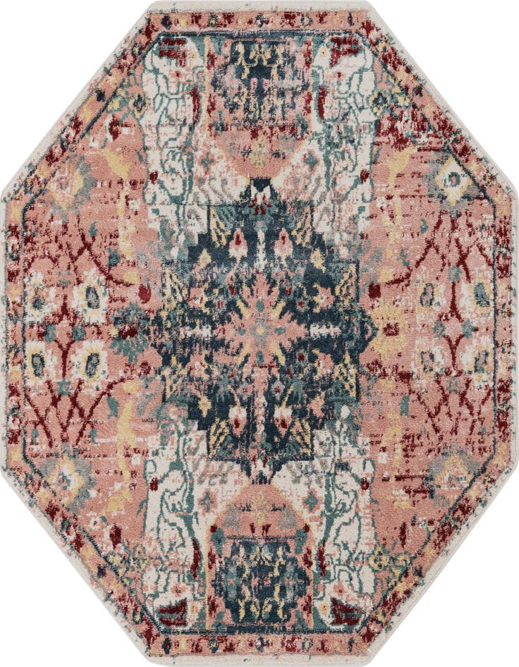 Detail image of 6' x 6' Charleston Octagon Rug
