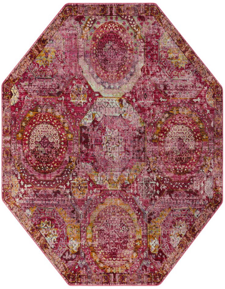 Detail image of 7' x 7' Havana Octagon Rug