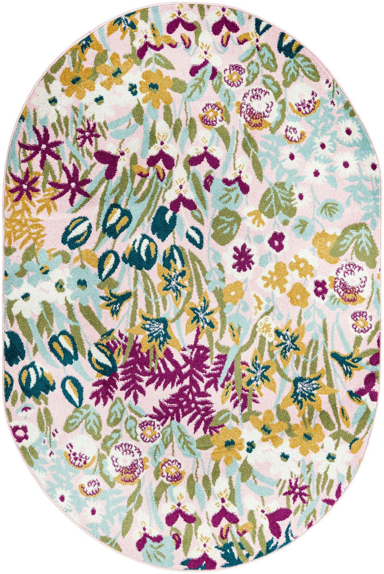 5' 3 x 7' 10 Bloom Oval Rug