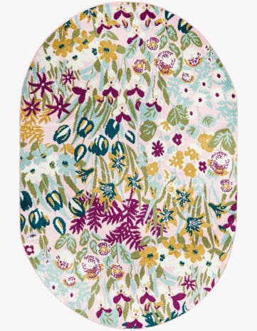 5' 3 x 7' 10 Bloom Oval Rug