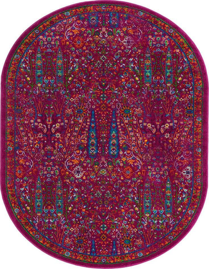 Detail image of 5' 3 x 8' Calypso Oval Rug