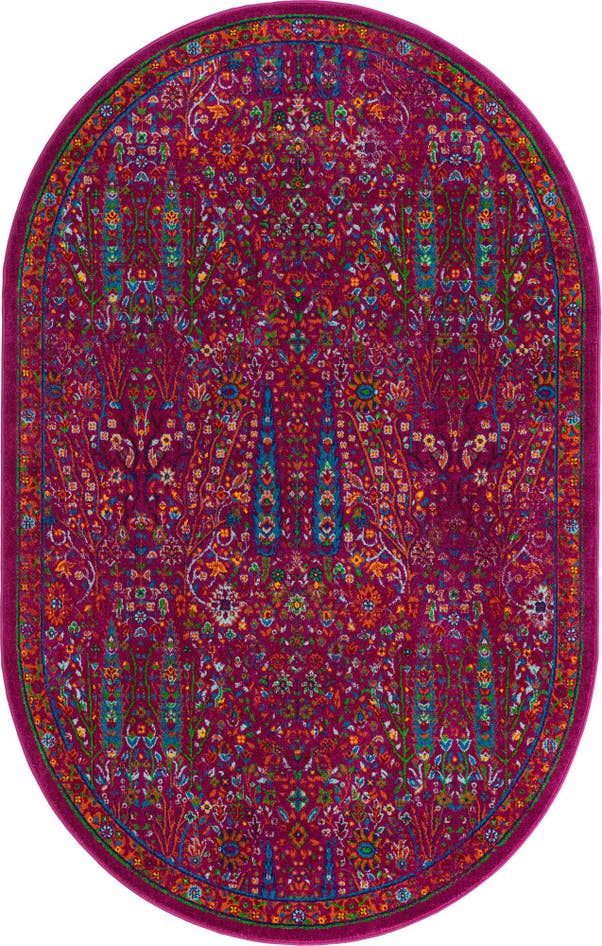 Detail image of 5' 3 x 8' Calypso Oval Rug