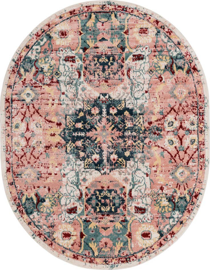 Detail image of 8' x 10' Charleston Oval Rug