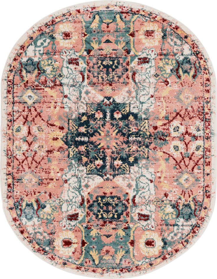 Detail image of 5' x 8' Charleston Oval Rug