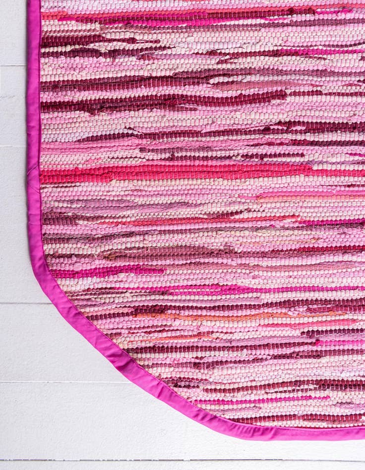 Detail image of 5' x 8' Chindi Cotton Oval Rug