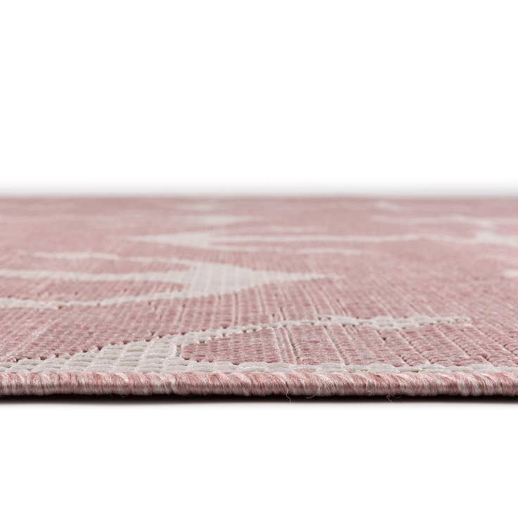 Detail image of 3' x 5' 3 Easy-Clean Coastal Indoor / Outdoor Oval Rug