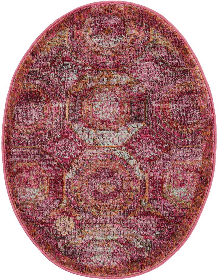 Detail image of 2' x 3' 1 Santiago Oval Rug