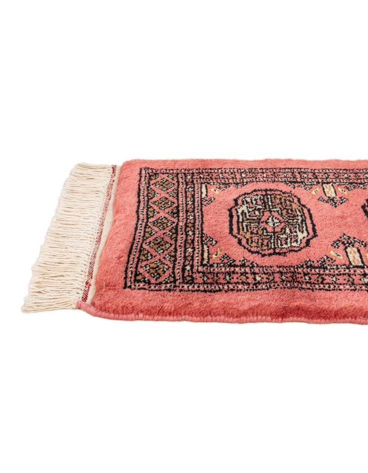 Detail image of 1' 3 x 2' 2 Hand Knotted Afghan Akhche Oriental Wool Rug