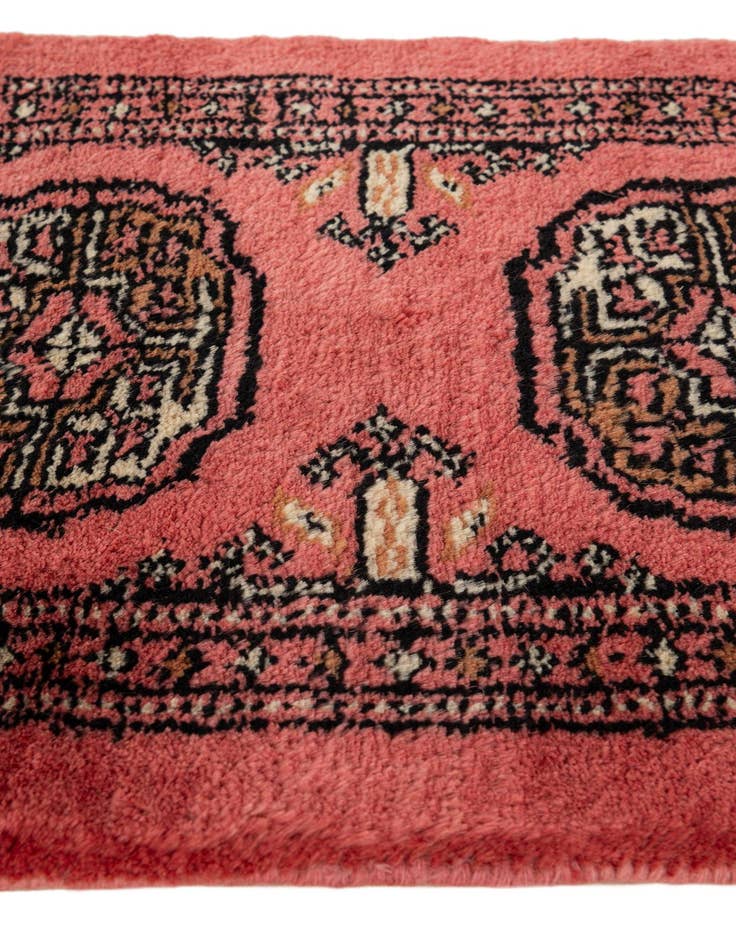Detail image of 1' 3 x 2' 2 Hand Knotted Afghan Akhche Oriental Wool Rug