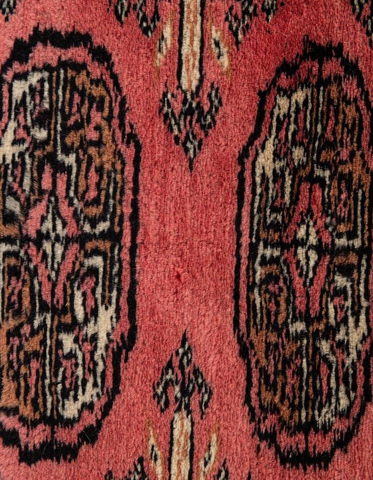 Detail image of 1' 3 x 2' 2 Hand Knotted Afghan Akhche Oriental Wool Rug