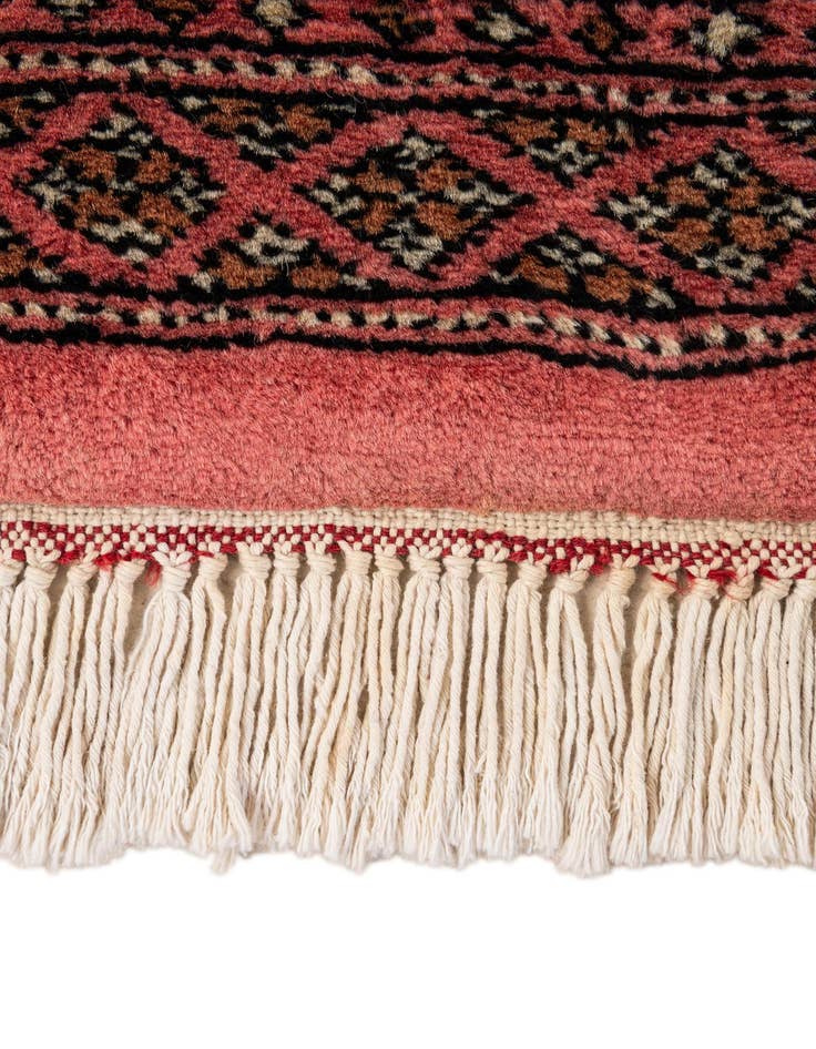 Detail image of 1' 3 x 2' 2 Hand Knotted Afghan Akhche Oriental Wool Rug