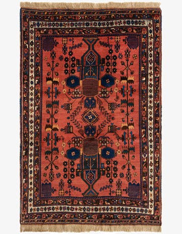 4' 3 x 6' 5 Afshar Wool Rug