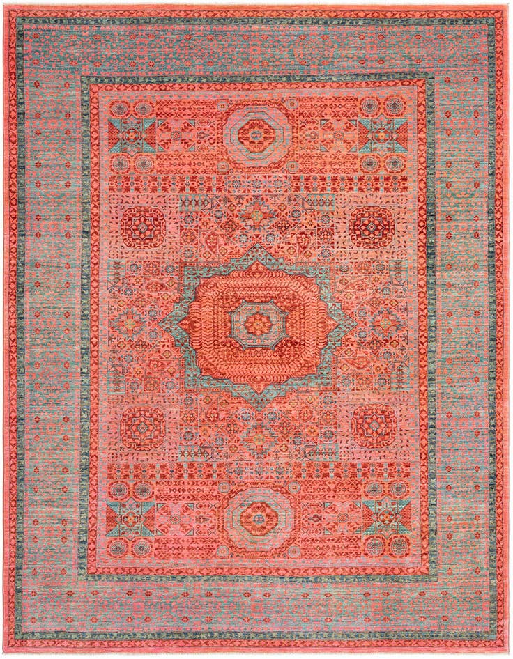 Detail image of 6' 11 x 9' 9 Amina Wool Rug