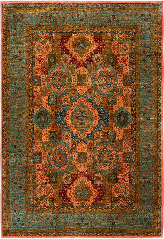 Detail image of 6' 8 x 9' 10 Amina Wool Rug