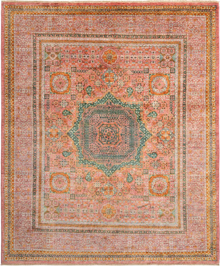 Detail image of 8' 1 x 9' 10 Hand Knotted Amina Rug