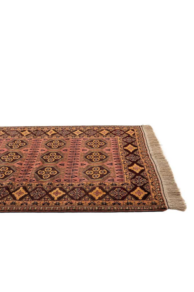 4' 11 x 6' 4 Hand Knotted Anatolian Oriental Wool Rug