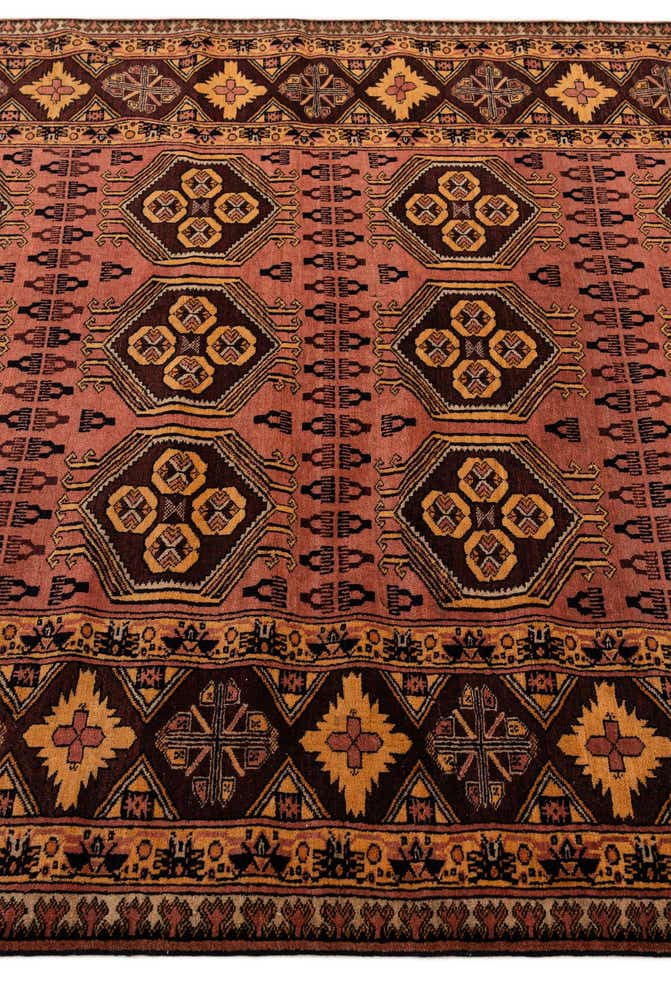 4' 11 x 6' 4 Hand Knotted Anatolian Oriental Wool Rug