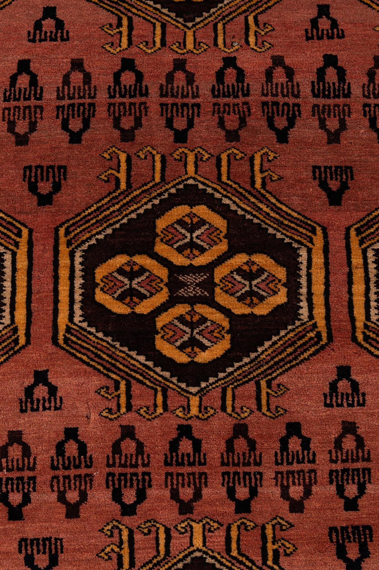 4' 11 x 6' 4 Hand Knotted Anatolian Oriental Wool Rug