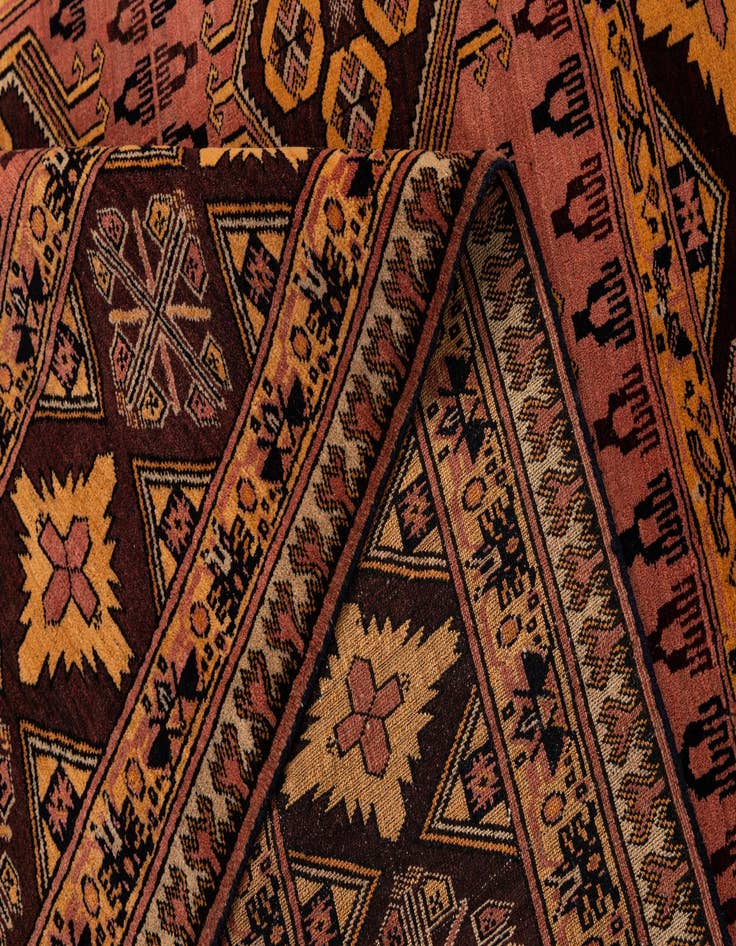 Detail image of 4' 11 x 6' 4  Hand Knotted Anatolian Oriental Wool Rug