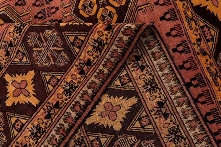 4' 11 x 6' 4 Hand Knotted Anatolian Oriental Wool Rug