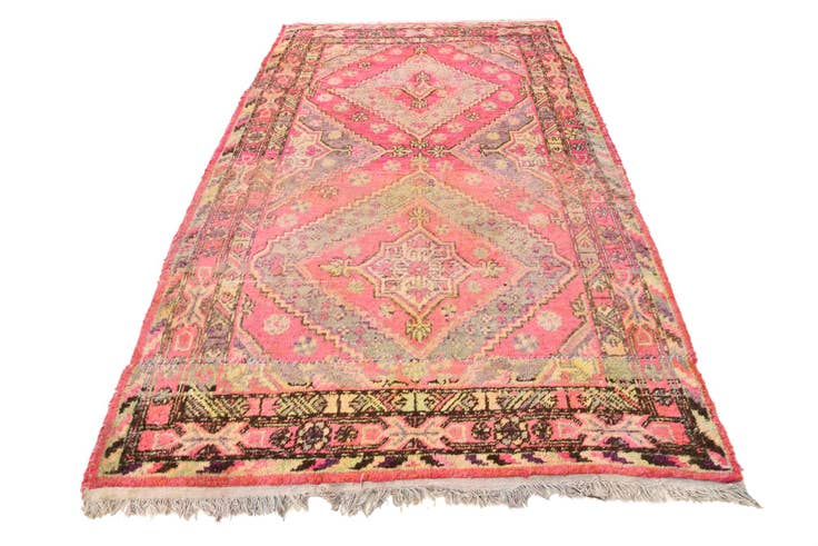 Detail image of 5' x 8' 4 Hand Knotted Anatolian Oriental Wool Rug