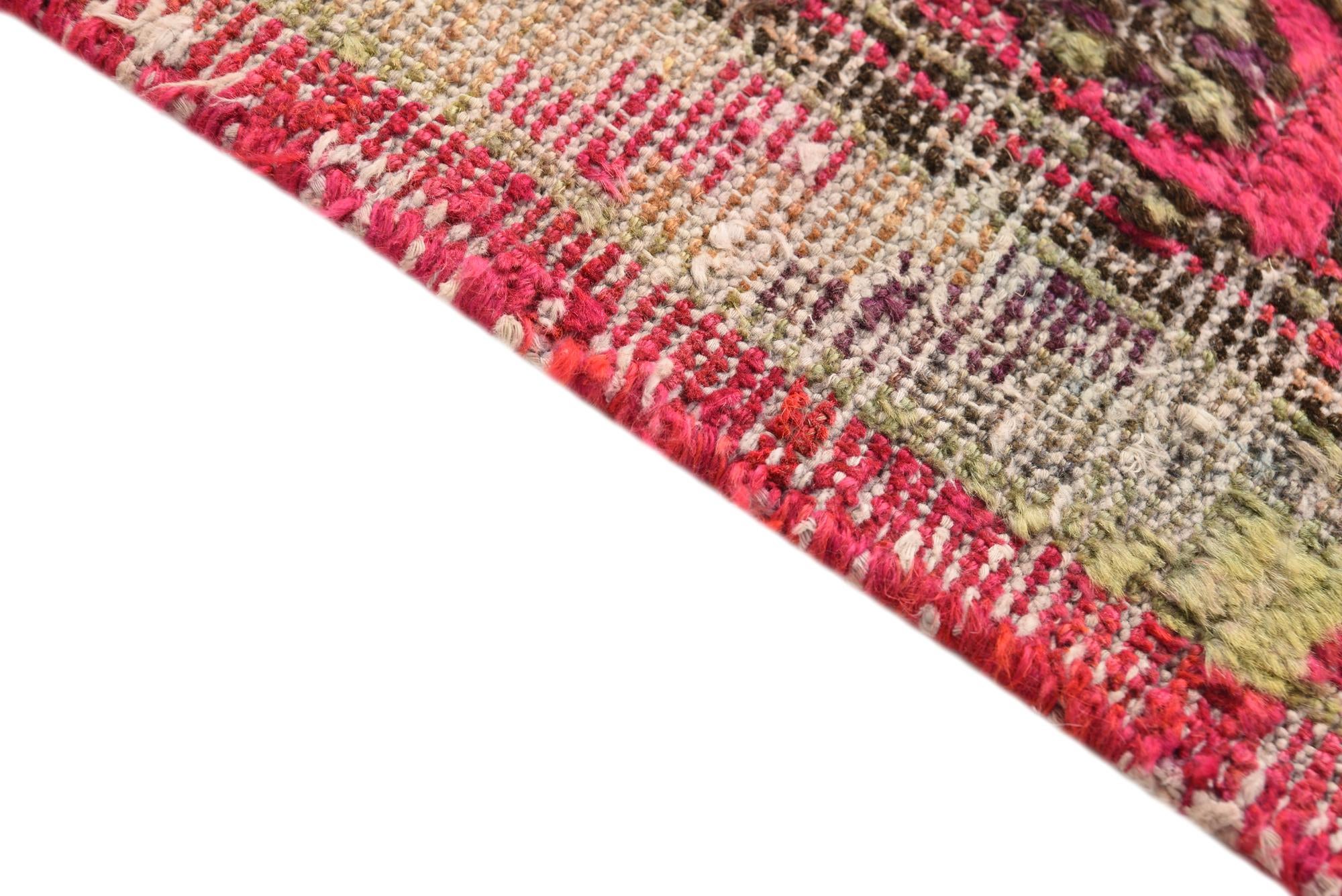 5' x 8' 4 Hand Knotted Anatolian Oriental Wool Rug