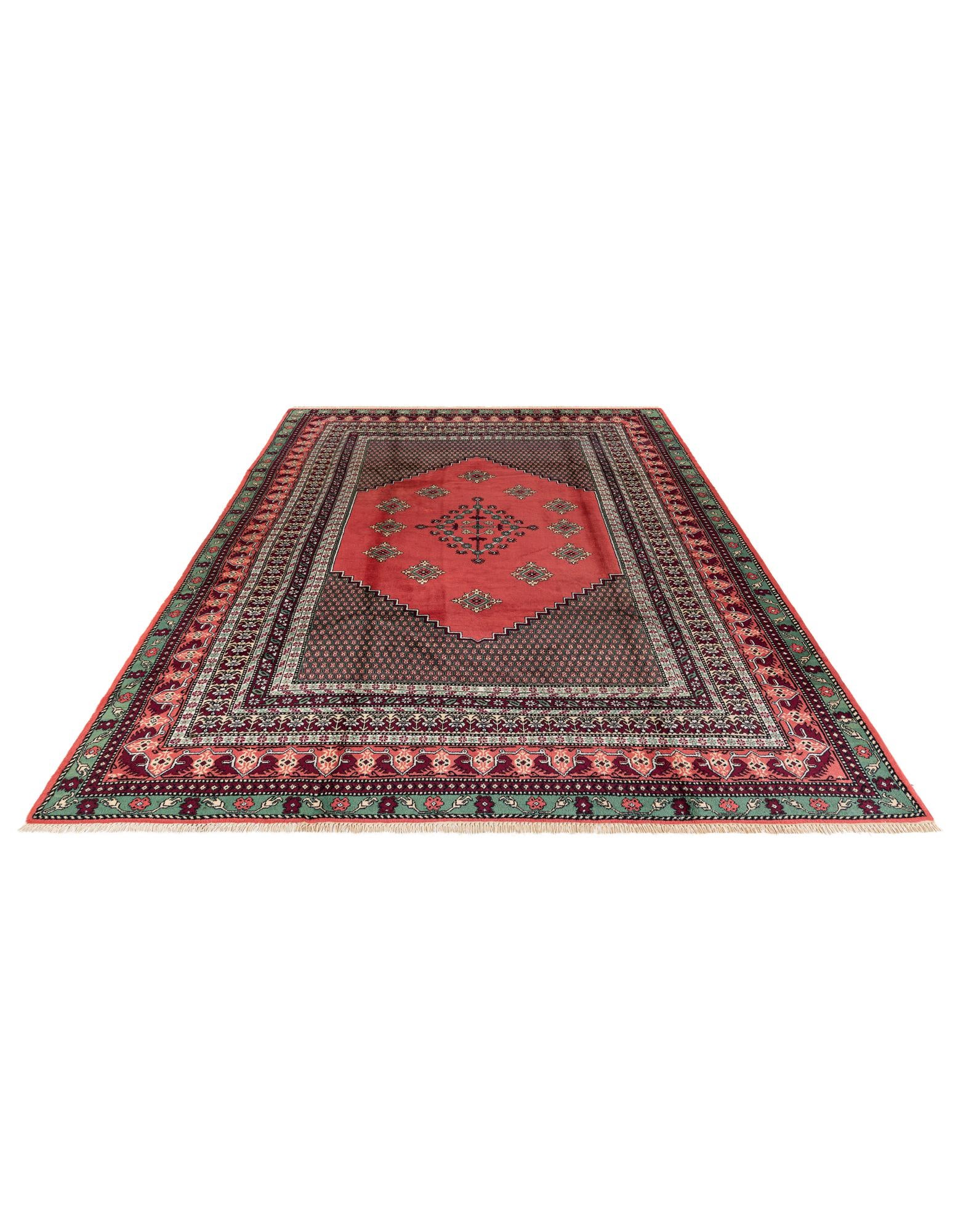 6' 8 x 9' 9 Hand Knotted Anatolian Wool Rug