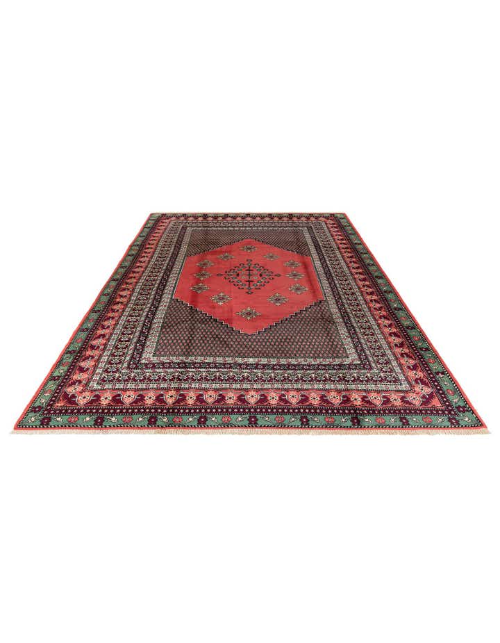 6' 8 x 9' 9 Hand Knotted Anatolian Wool Rug