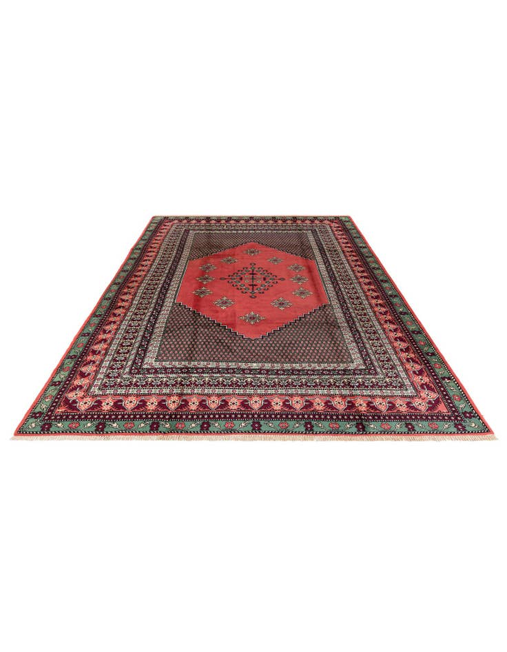 Detail image of 6' 8 x 9' 9 Hand Knotted Anatolian Wool Rug