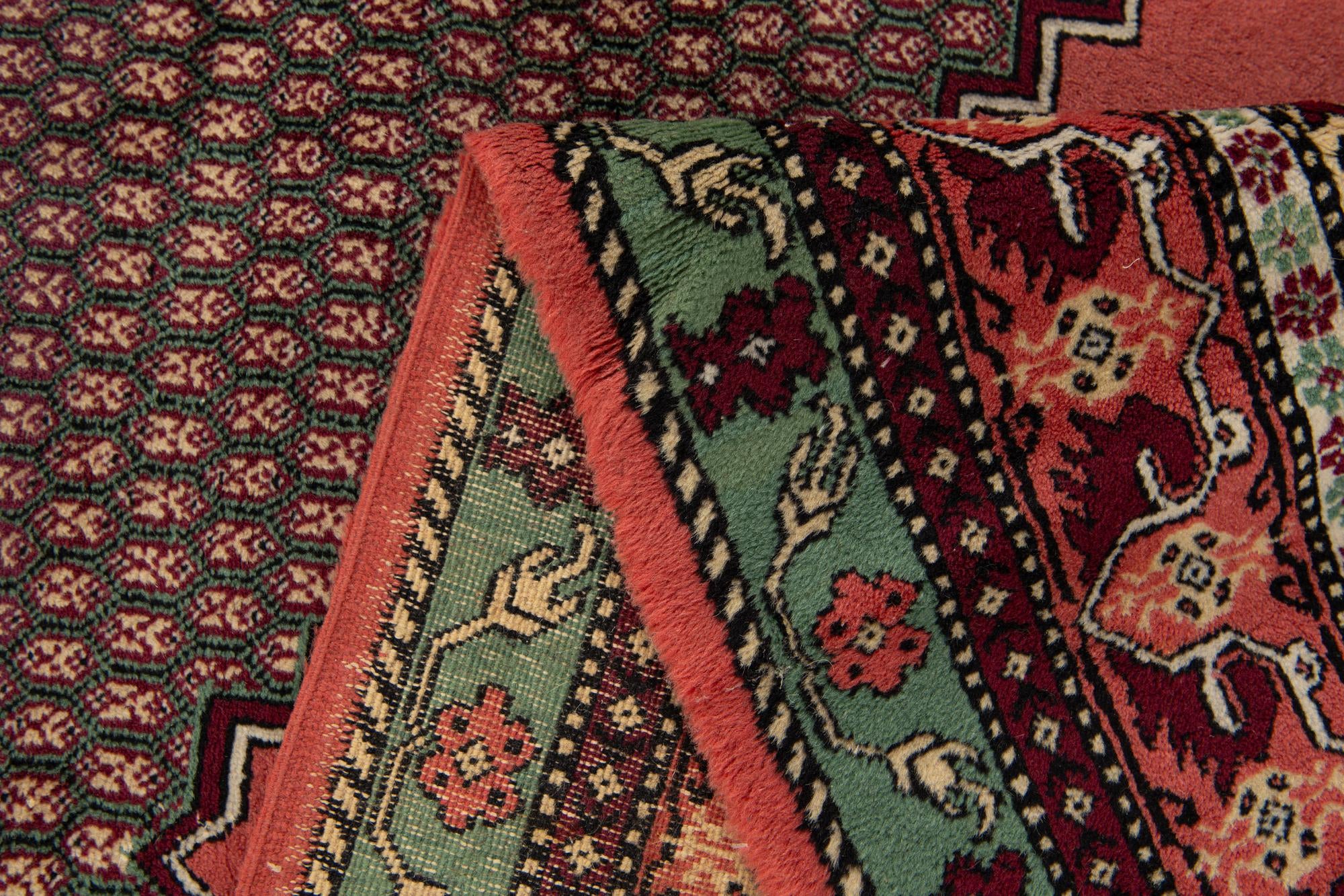 6' 8 x 9' 9 Hand Knotted Anatolian Wool Rug