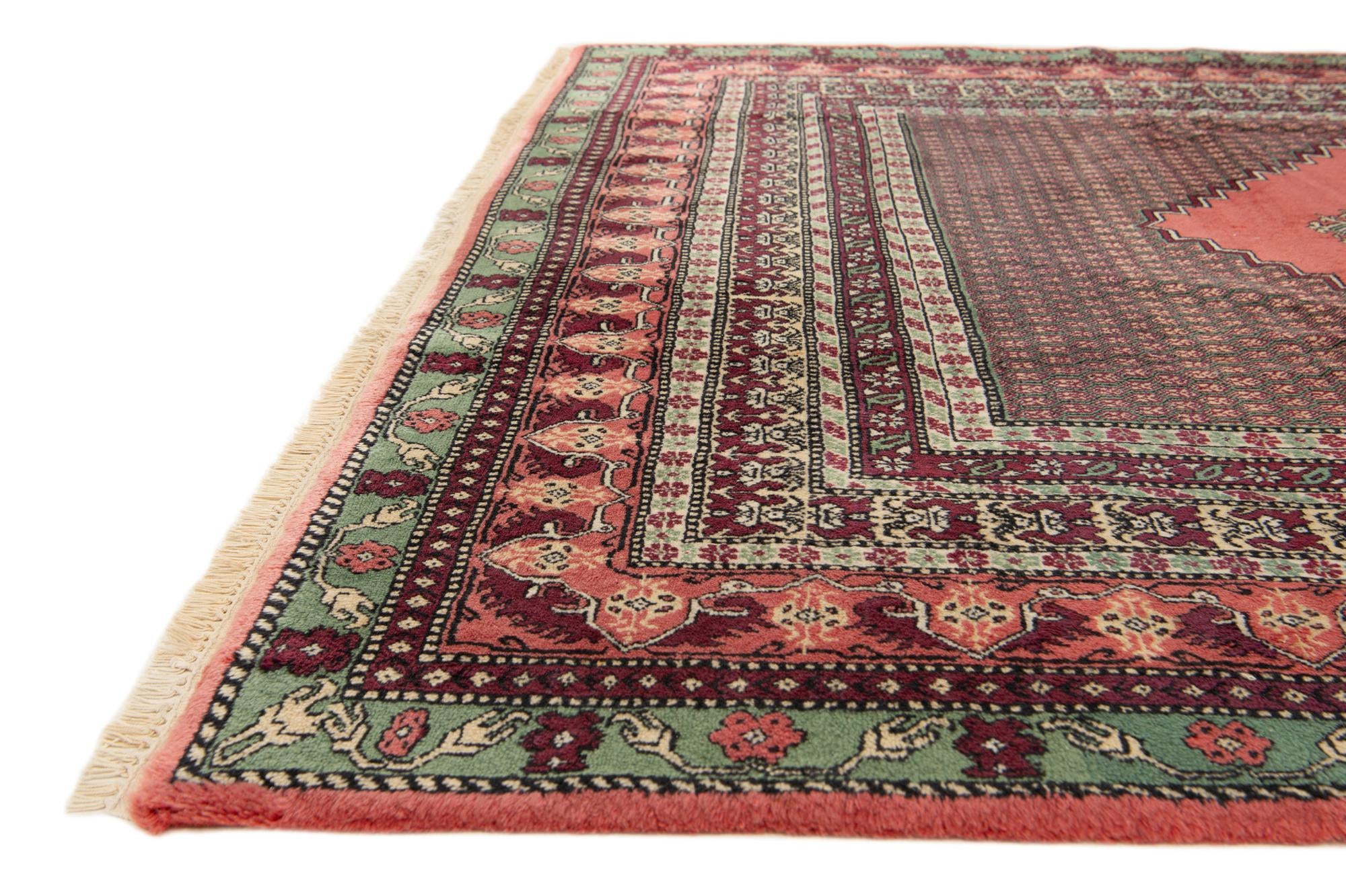 6' 8 x 9' 9 Hand Knotted Anatolian Wool Rug