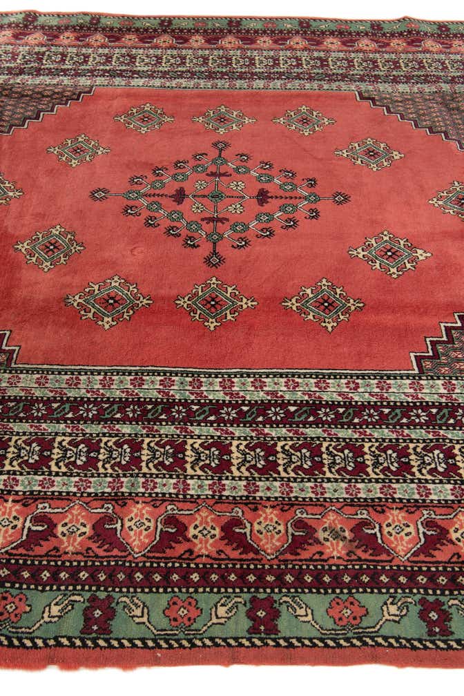 6' 8 x 9' 9 Hand Knotted Anatolian Wool Rug