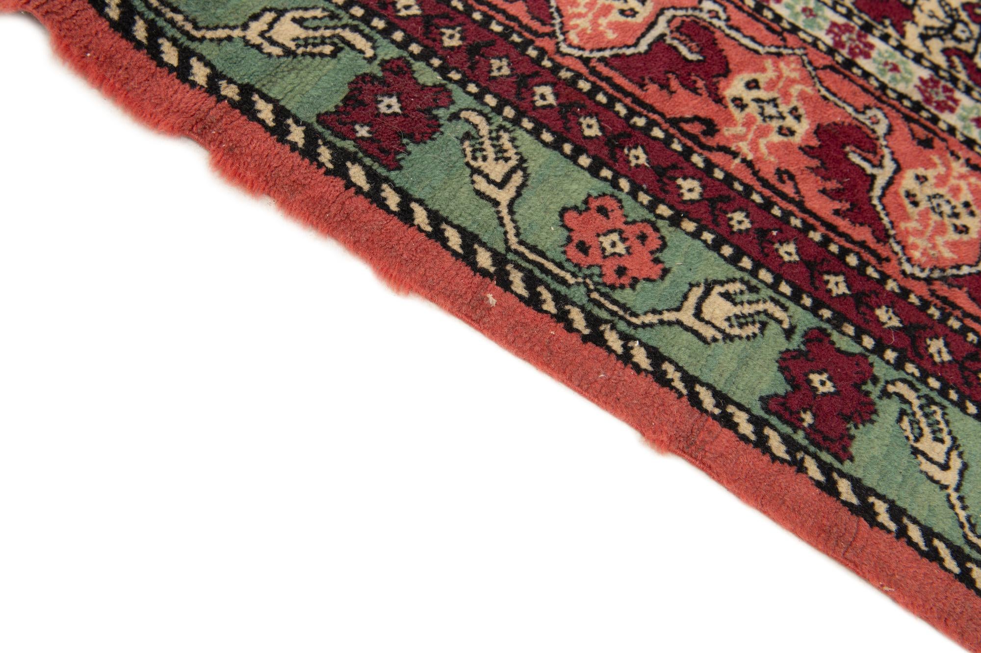 6' 8 x 9' 9 Hand Knotted Anatolian Wool Rug